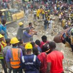 16 rescued as storey building collapses in Lagos