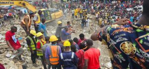 16 rescued as storey building collapses in Lagos