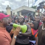 Makinde addresses VDM-led protesters, promises rescue of abducted schoolchildren