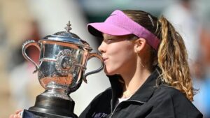 Mirra Andreeva is the first teenager to win the Roland Garros women’s singles title since Iga Swiatek in 2020