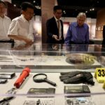 A renowned American Scholar and Founding Dean of Harvard University’s Kennedy School of Government, Professor Graham Allison (2nd r), during his visit to the special exhibition “Tales of People-to-People Bonds Between China and the United States” in Beijing, on June 27, 2026. [Photo by Zhang Wei/chinadaily.com.cn]