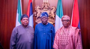 President-Bola-Tinubu-swears-in-newly-appointed-ministers-Mr-Joseph-Tegbe-as-Minister-of-Power-and-Mr-Sola-Enikanolaiye-as-Minister-of-State-for-Foreign-Affairs