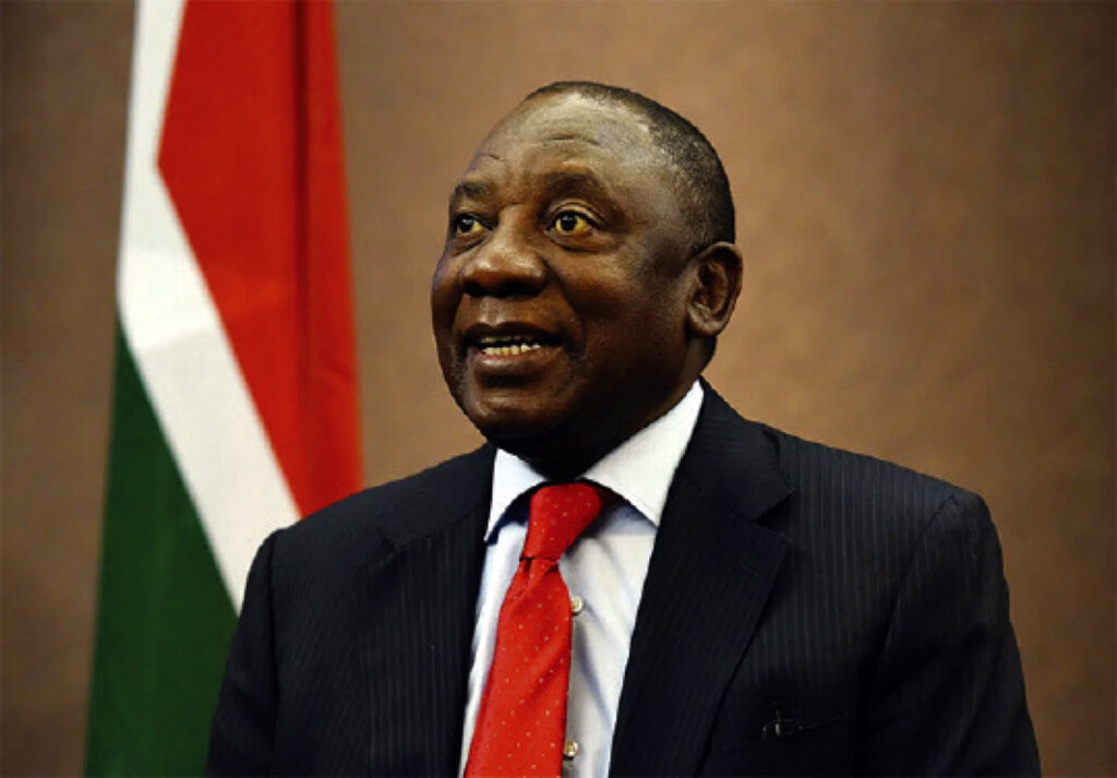 President Cyril Ramaphosa of South Africa
