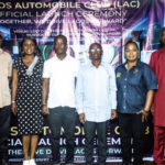 President, Lagos Automobile Club, Mr. Victor Erhabor (third from right) and other partners.