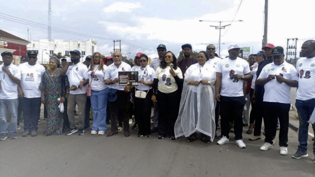 RTIFN, Cross River State executives during its rally in Calabar over the weekend