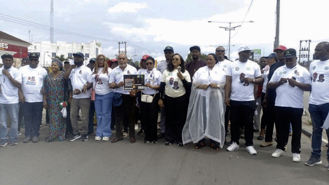 RTIFN, Cross River State executives during its rally in Calabar over the weekend