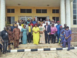Some of the parents of COOU students with the VC
