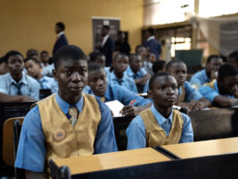 Students at the event