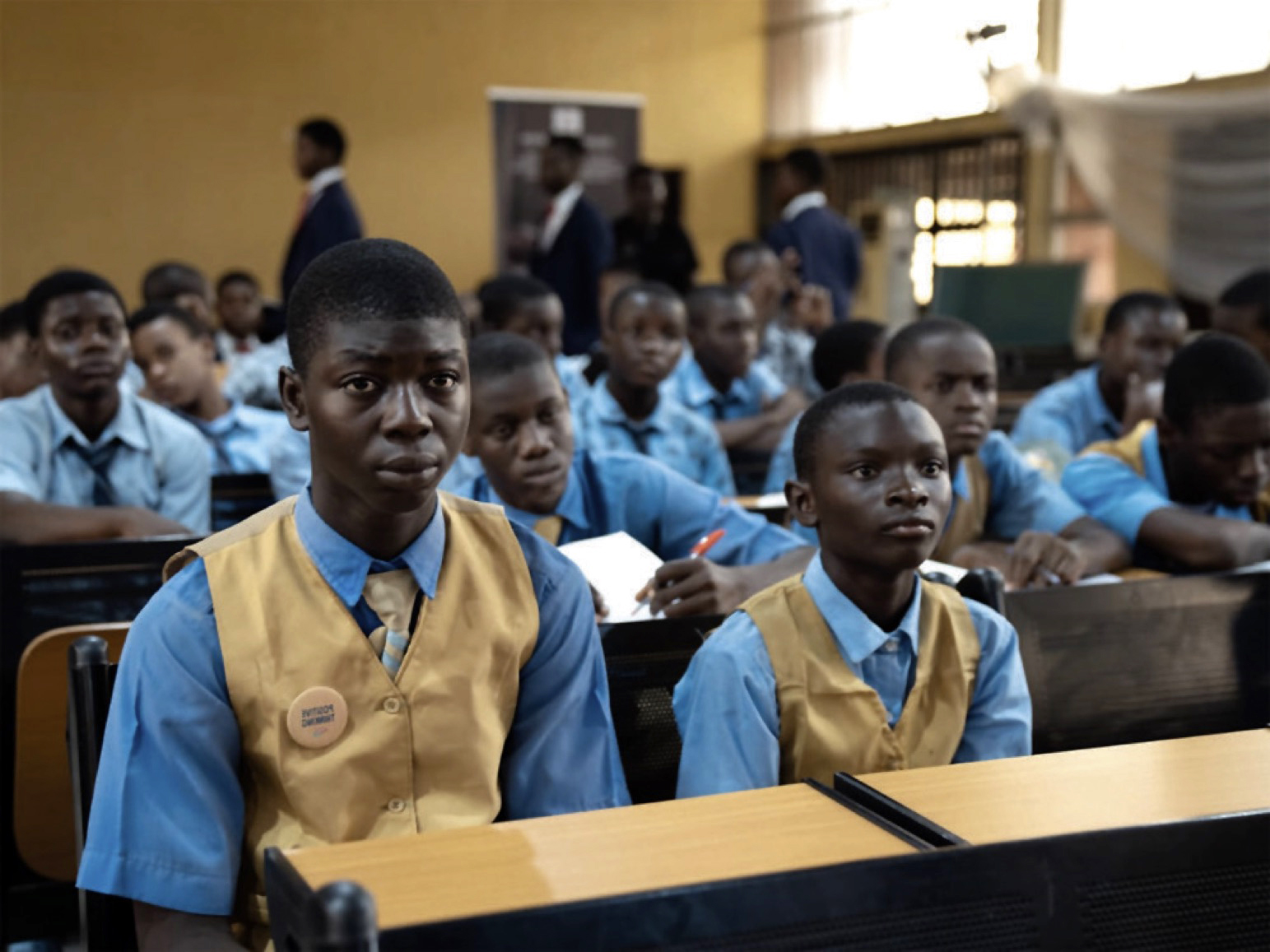 Students at the event