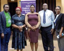 The group during the official flagg off Phase 3 Dettol Hygiene Quest initiative in Lagos, recently