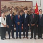 UNN VC and his delegates in group photo with the Chinese ambassador