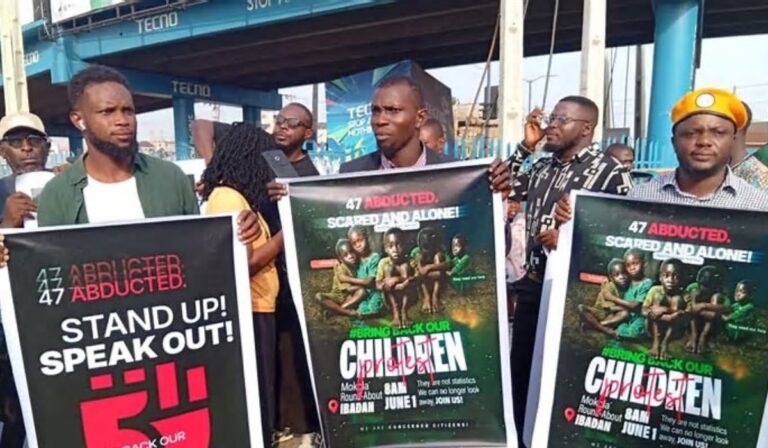 Protests in Nigeria over kidnappings