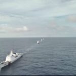 China Coast Guard conducting law-enforcement drills in waters east of China’s Taiwan Island on May 24, 2026. Photo by CCG.