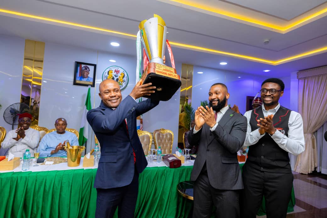 Mbah rewards Rangers players, management with plots of land, N150m for winning NPFL