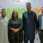 L-R: Garba Mohammed, Executive Director, The Alternative Bank; Olapeju Ibekwe, CEO, Sterling One Foundation; Mr. Mohamed Malick Fall, United Nations Resident Coordinator in Nigeria, and Arjun Jain, Country Representative for the United Nations High Commissioner for Refugees in Nigeria