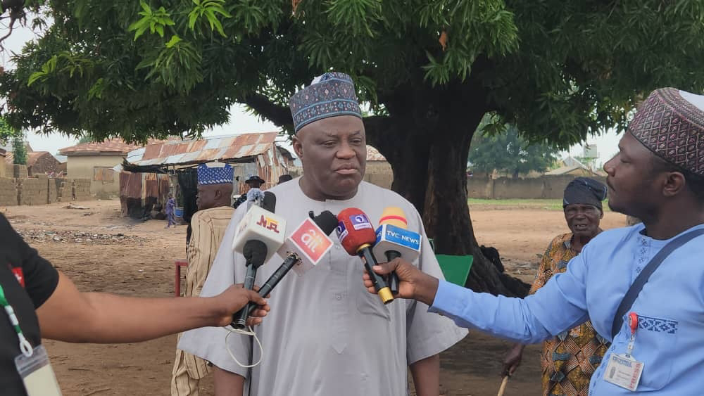 Kebbi APC Chairman,Kana Zuru briefing newsmen in Zuru town on the bye election…