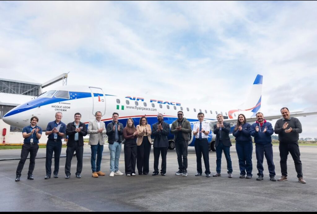 Air Peace takes delivery of first brand-new Embraer E175, deepens fleet modernisation drive