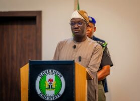 Edo State Governor Monday Okpebholo