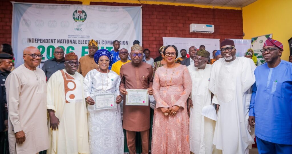 Ekiti guber: Oyebanji, Afuye receive certificate of return
