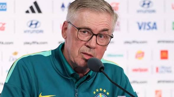 Brazil head coach Carlo Ancelotti