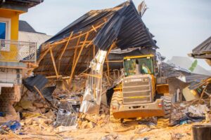 Suspected ritualist building demolished, another sealed in Edo