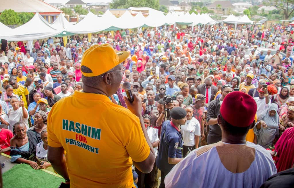 Thousands rally in Abuja for Gbenga Hashim
