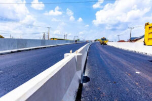 Section of the ongoing Ramat Park Flyover construction nearing completion