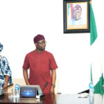 From left: Permanent Secretary, Federal Ministry of Finance, Muhammed Sanusi Dannuma: Permanent Secretary, Federal Ministry of Budget and Economic Planning, Deborah Odoh: Minister of Humanitarian Affairs and Poverty Reduction, Dr. Bernard Mohammed Doro and Vice President Kashim Shettima during Meeting on Anficipatroy Action and Task Force at the Presidential Villa in Abuja on Thursday (25/6/2026)