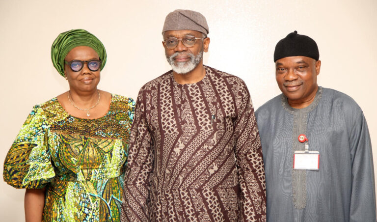 L-R: Mrs Adunni Enikanolaiye, wife of the Ambassador-designate, Chief of Staff to the President, Rt. Hon. Femi Gbajabiamila, and Minister of State-designate for Foreign Affairs, Ambassador Sola Enikanolaiye during the latter’s send forth at the State House. Wednesday, June 03, 2026