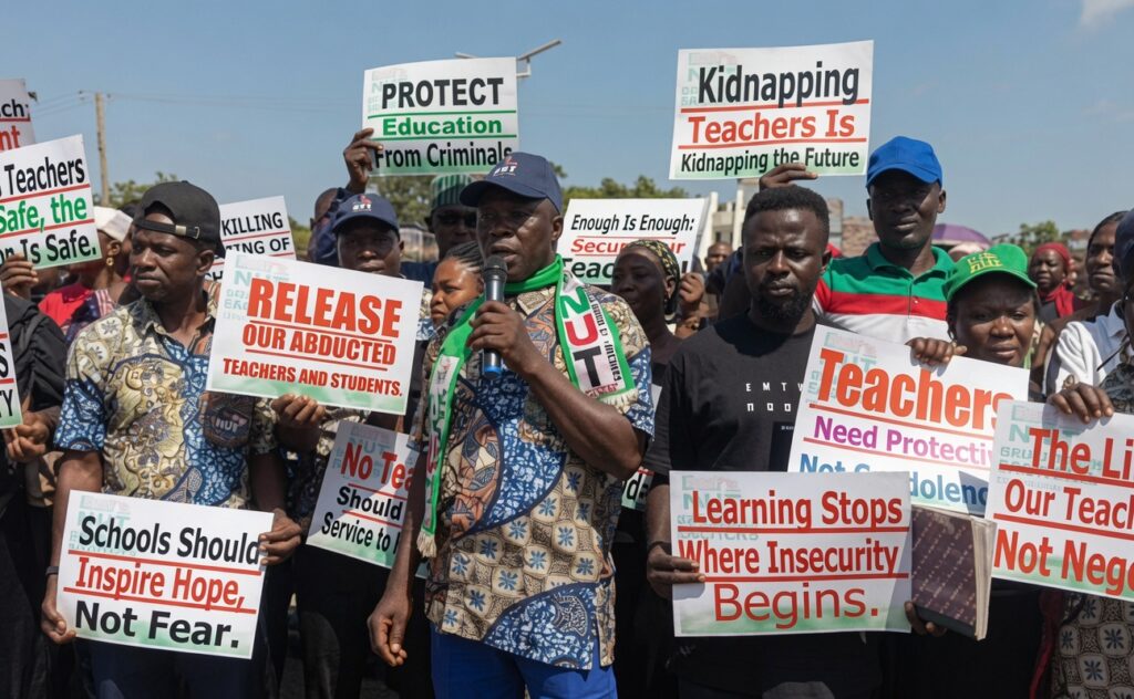 Plateau State teachers protest Oyo teachers’ abductions