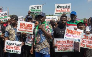 Plateau State teachers protest Oyo teachers’ abductions