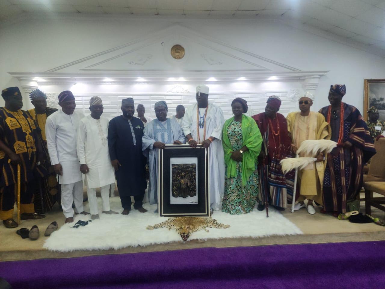 Osun 2026: Political tension unbearable, Ooni tells INEC Chairman Amupitan