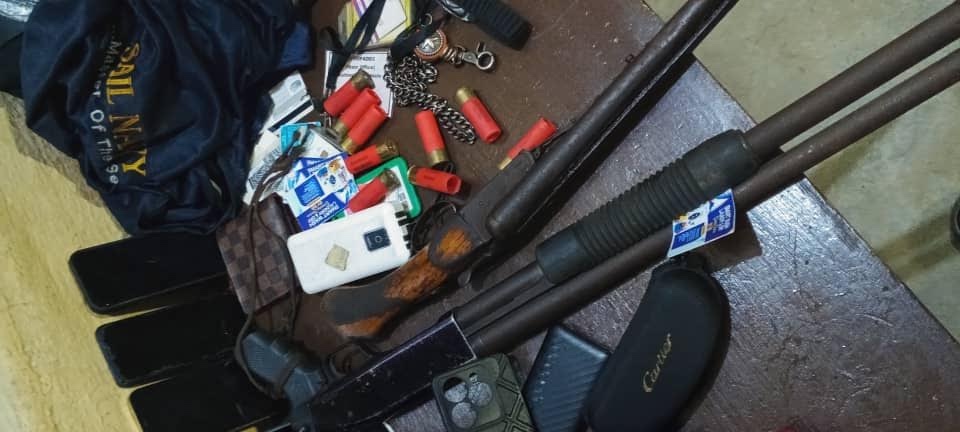 Delta police foil suspected cult initiation, recover firearms, cartridges, seven vehicles, other exhibits