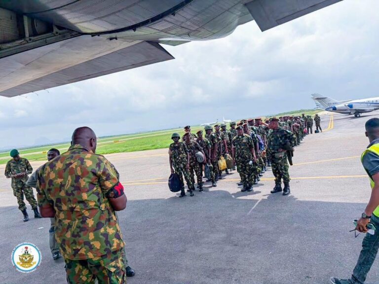 NAF deploys 198 troops to The Gambia, reinforces Nigeria's commitment to regional peace