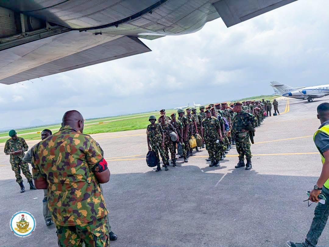 NAF deploys 198 troops to The Gambia, reinforces Nigeria’s commitment to regional peace