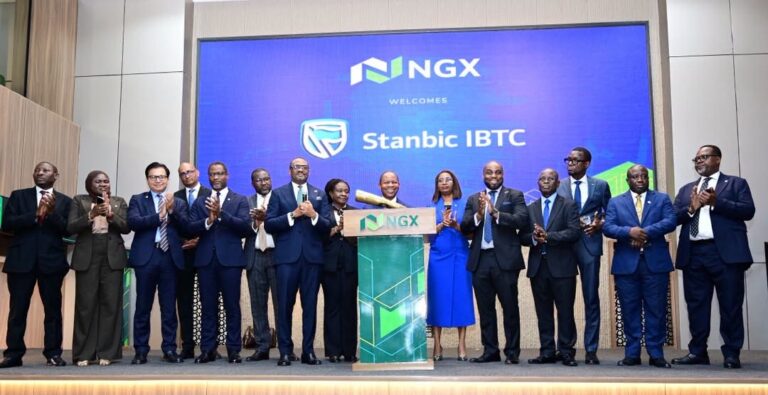 Stanbic IBTC reinforces investor confidence with NGX Closing Gong