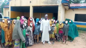 The rescued victims. Credit: Sokoto State Police Command