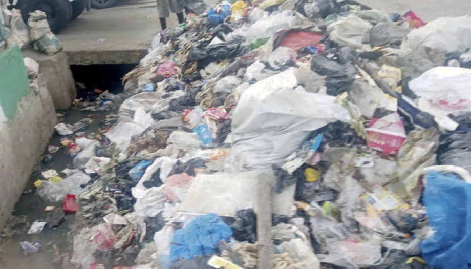 A refuse heap in Lagos