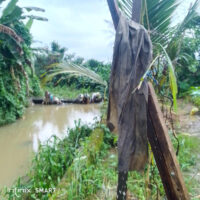 A section of the blocked drainage in Efut Efio Ene Community in Calabar