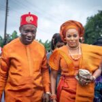 Anambra State Governor, Prof. Chukwuma Soludo and wife, Nonye.