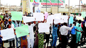 Benue APC members protesters