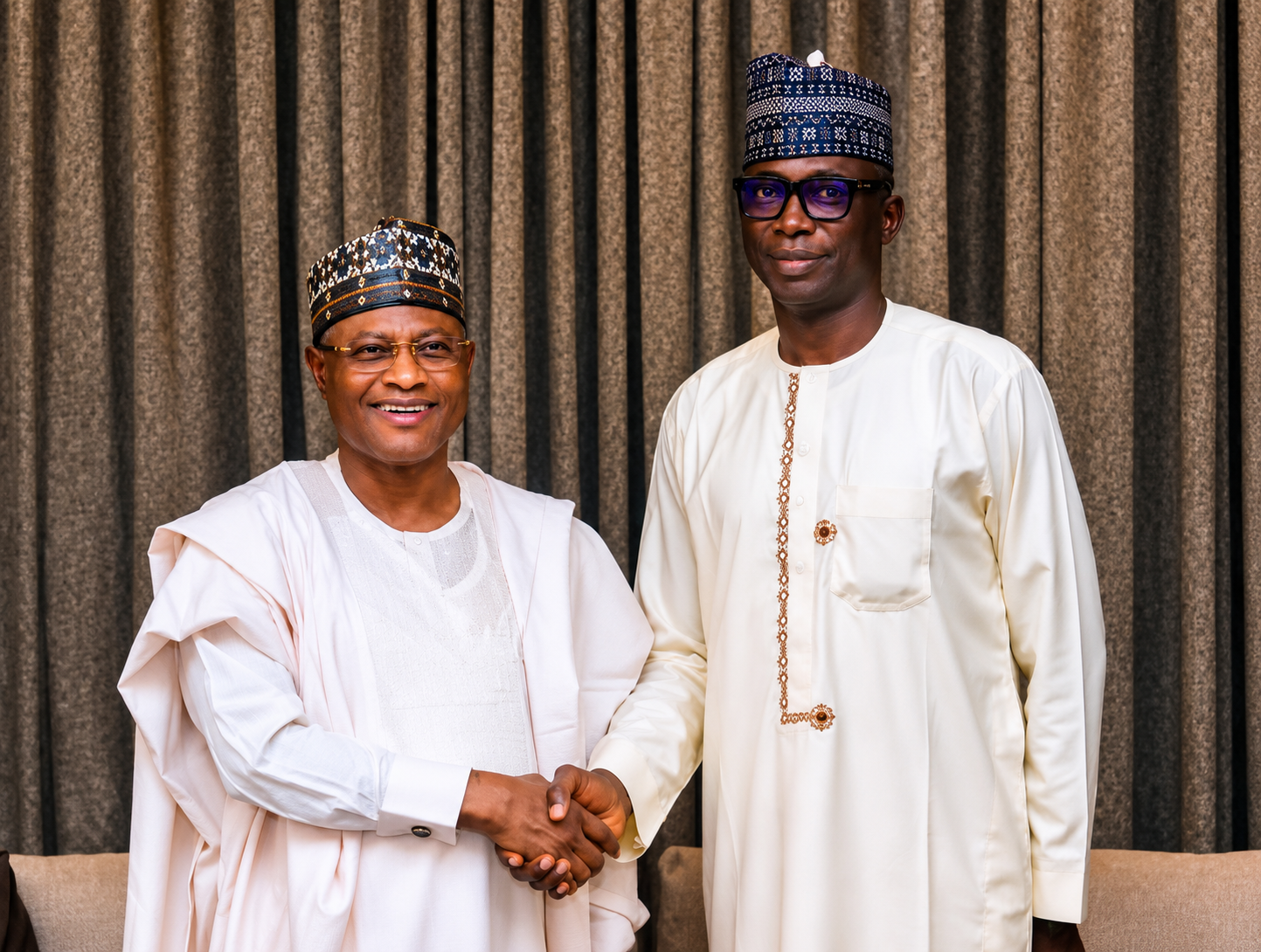 Uba Sani and Jerry Adams