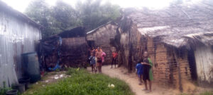 Children in Emeroke commumity without access to basic education