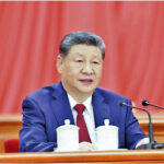 Chinese President Xi Jinping, addressing a gathering in Beijing on the occasion of the 105 years of the founding of the Communist Party of China.