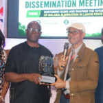 Dr. Jennifer Anyati; Omokhudu Idogho; Prof. Akin Abayomi; and Dr. Onoriode Ezire at the malaria IMPACT project dissemination meeting in Lagos