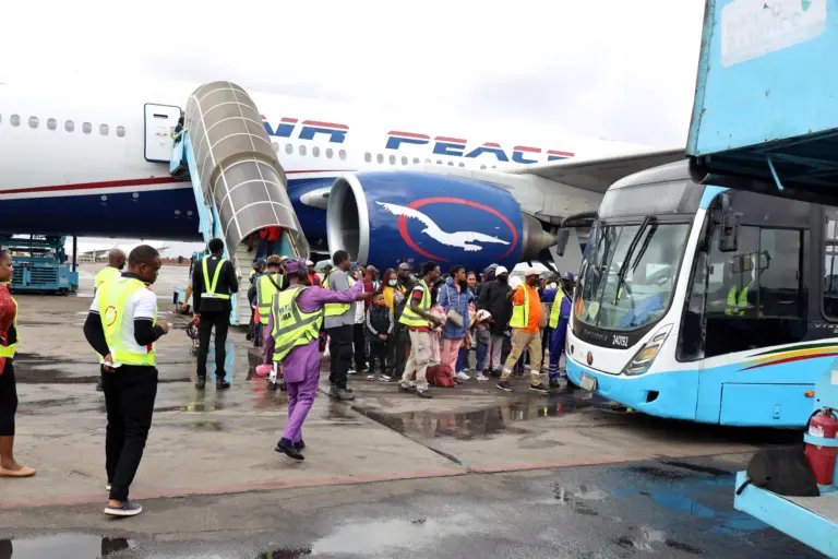 Final evacuation flight returns 308 Nigerians from South Africa