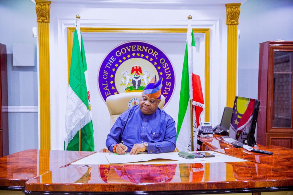 Osun State Governor Ademola Adeleke