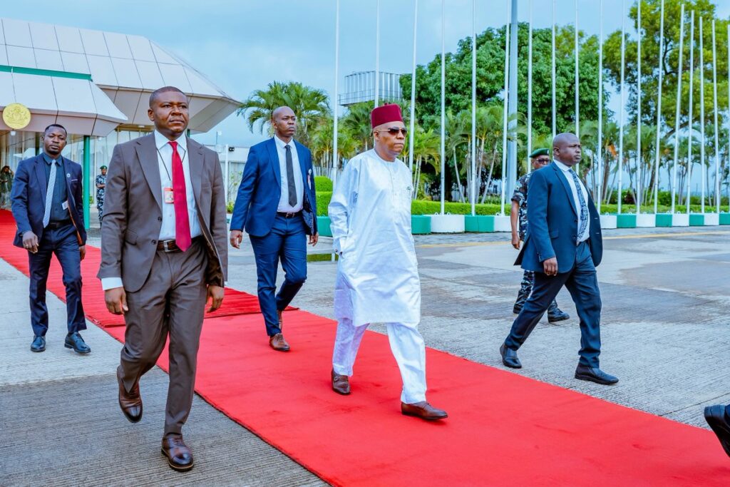 Shettima arrives in Freetown for 69th ECOWAS Summit