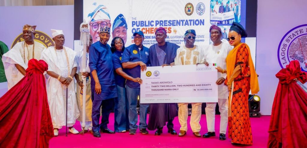 Sanwo-Olu pays N3bn compensation to 331 Lagos residents displaced by road projects