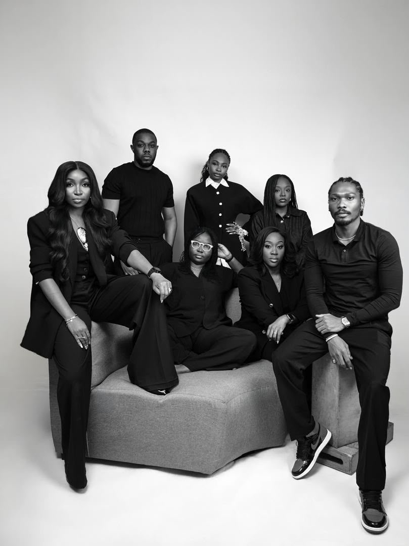 L-R Omowunmi Dada, Abdul Tijani Ahmed, Oreoluwa Awolowo, Susan Pwajok Ganchung, Fatimah Binta Gimsay, Ladun Awobokun and Mike Afolarun